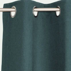 Rideau à œillets en coton 140x250cm - vert