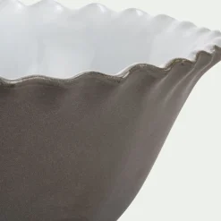 Saladier en grès D21,5cm - blanc