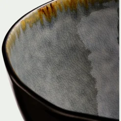 Saladier en grès émail réactif D33cm - gris