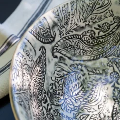 Saladier XXL en grès D38,7cm - beige