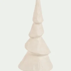 Sapin décoratif à poser en aluminium H18,5cm - blanc