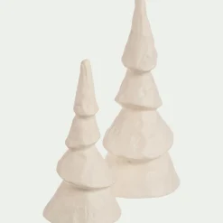 Sapin décoratif à poser en aluminium H18,5cm - blanc