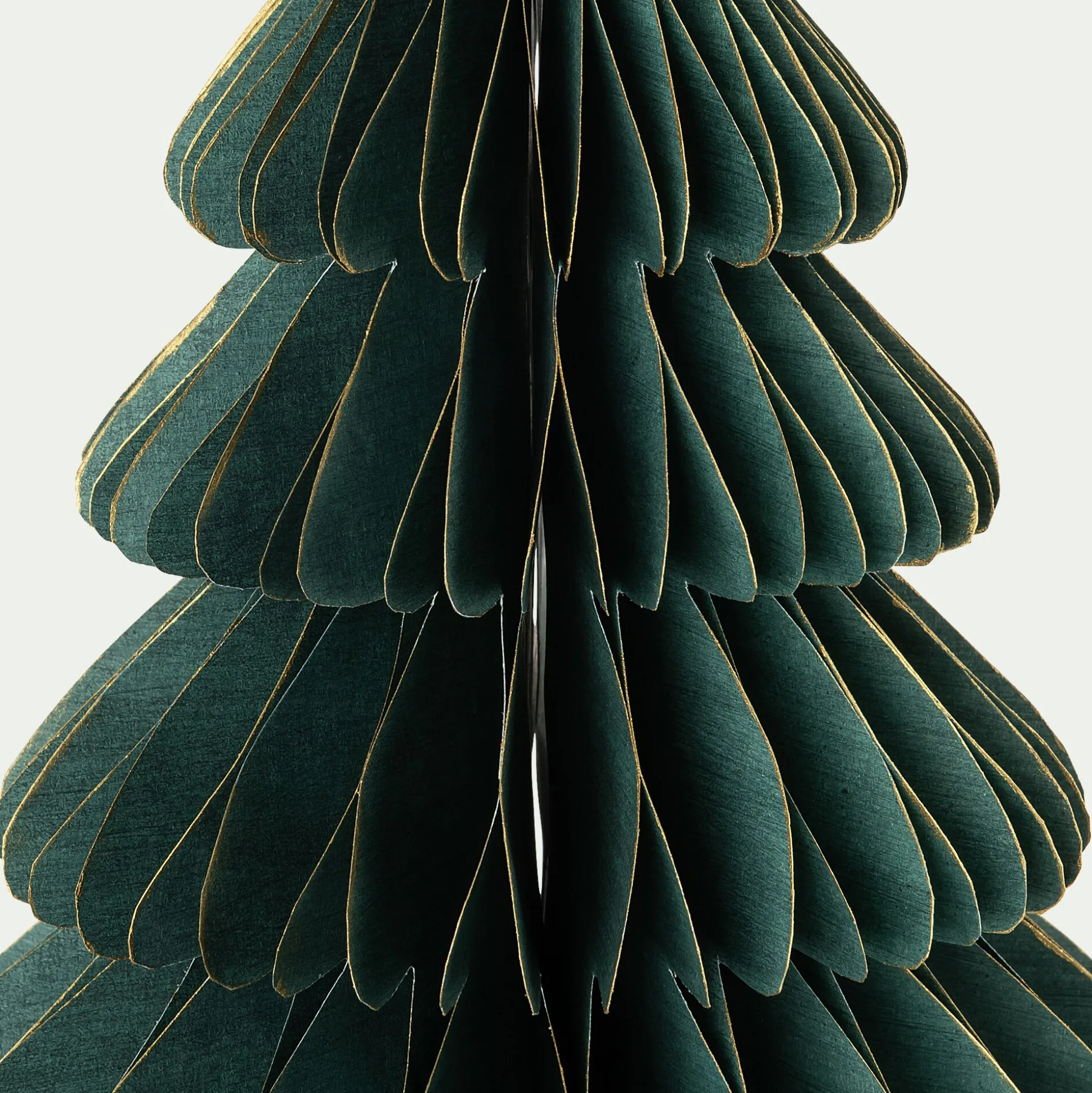 Sapin décoratif à poser en papier H30cm - vert