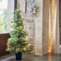 Sapin de Noël artificiel H120cm - vert