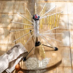 Séchoir à pâtes en aluminium anodisé - argenté