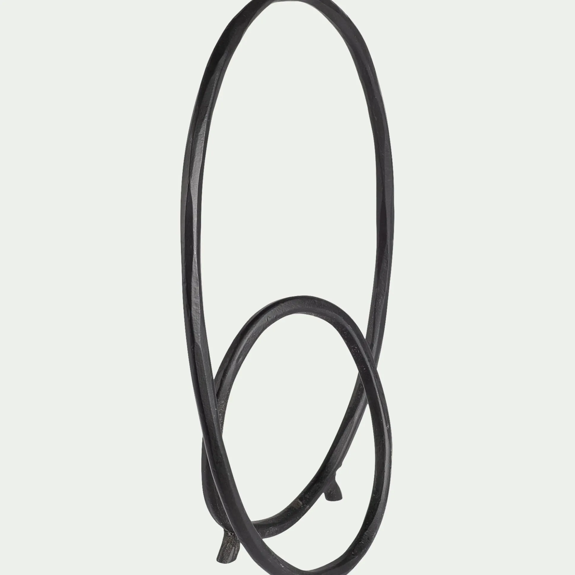 Sculpture décorative en fer H30cm - noir