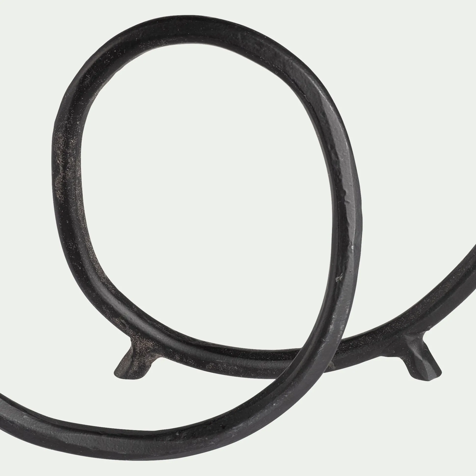 Sculpture décorative en fer H30cm - noir