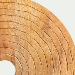 Sculpture décorative en manguier H50cm - naturel