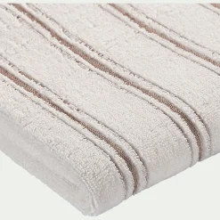 Serviette de toilette en coton 50x100cm - blanc ventoux