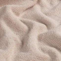 Serviette de toilette en bouclettes de coton bio - beige alpilles 50x90cm