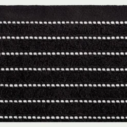 Serviette de toilette en coton - noir 50x100cm