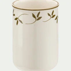 Set de salle de bain en grès - blanc