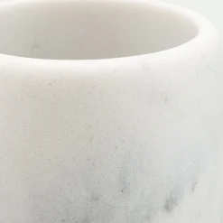 Set de salle de bain en polyrésine - blanc