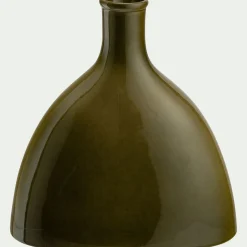 Soliflore en grès céramique H28,5cm - vert