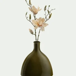 Soliflore en grès céramique H28,5cm - vert