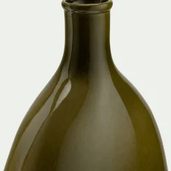 Soliflore en grès céramique H28,5cm - vert