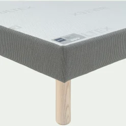 Sommier tapissier Bultex 140x190cm - gris foncé