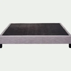 Sommier tapissier ferme alinea 140x200cm - gris granite