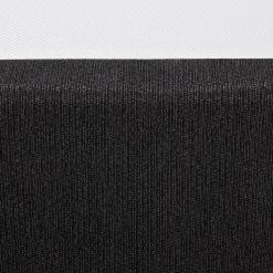 Sommier tapissier H25cm - 80x200cm gris anthracite