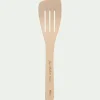 Spatule striée en bois de hêtre 30cm - naturel