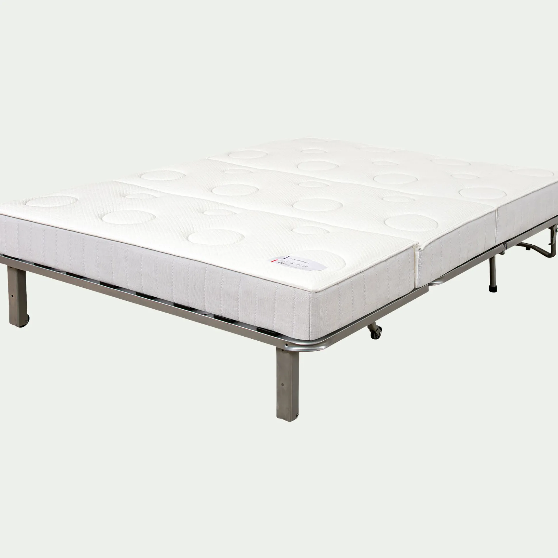 Structure de BZ 138cm avec matelas simmons 15cm