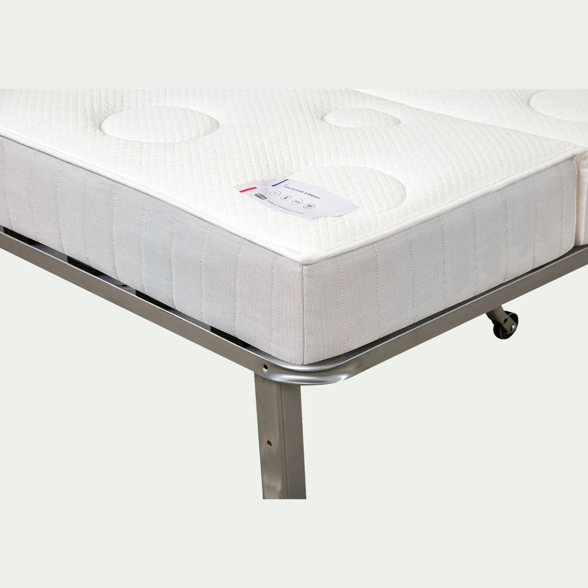 Structure de BZ 138cm avec matelas simmons 15cm