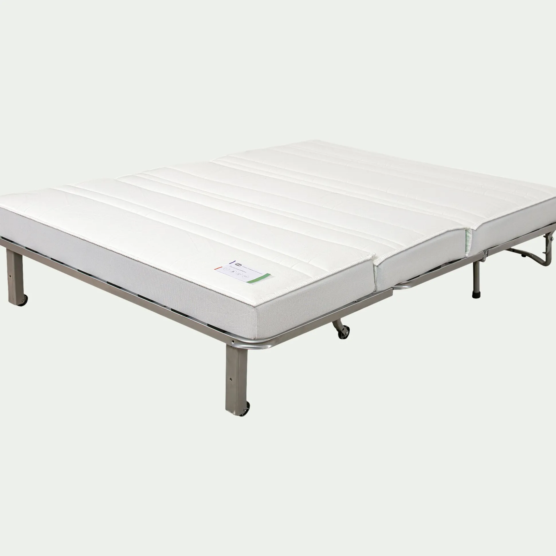Structure de BZ 160cm avec matelas simmons 13cm