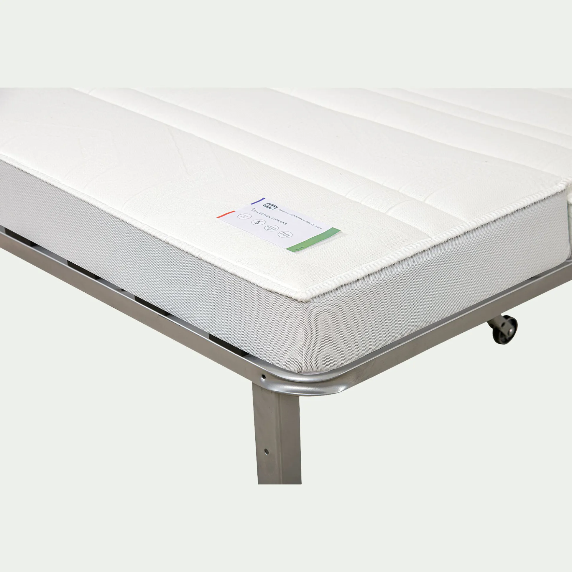Structure de BZ 160cm avec matelas simmons 13cm