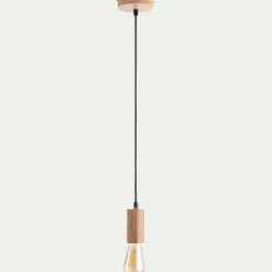 Suspension décorative en bois de chêne - naturel l5xH120cm