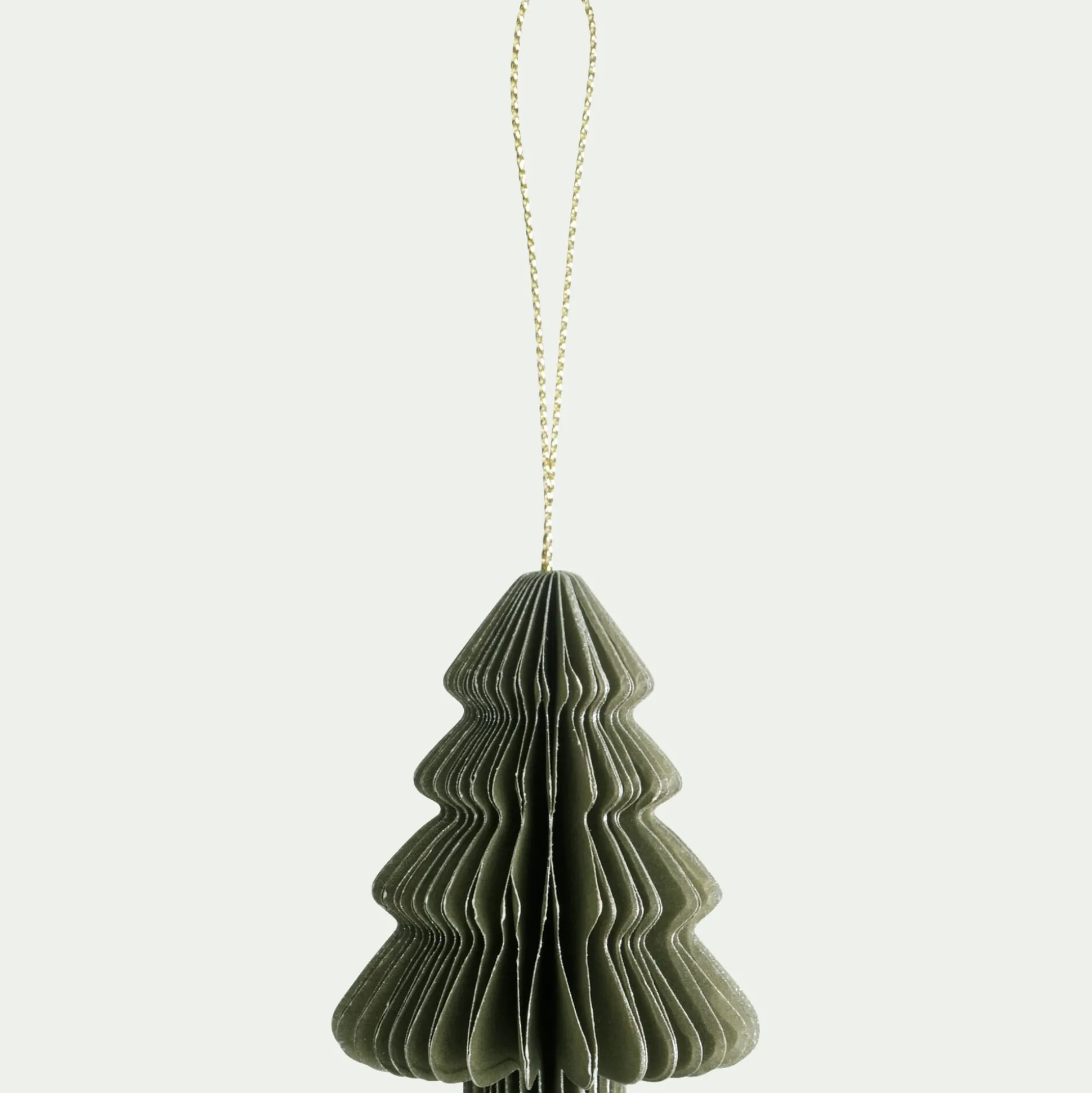 Suspension de Noël en papier H6cm - doré (modèle aléatoire)