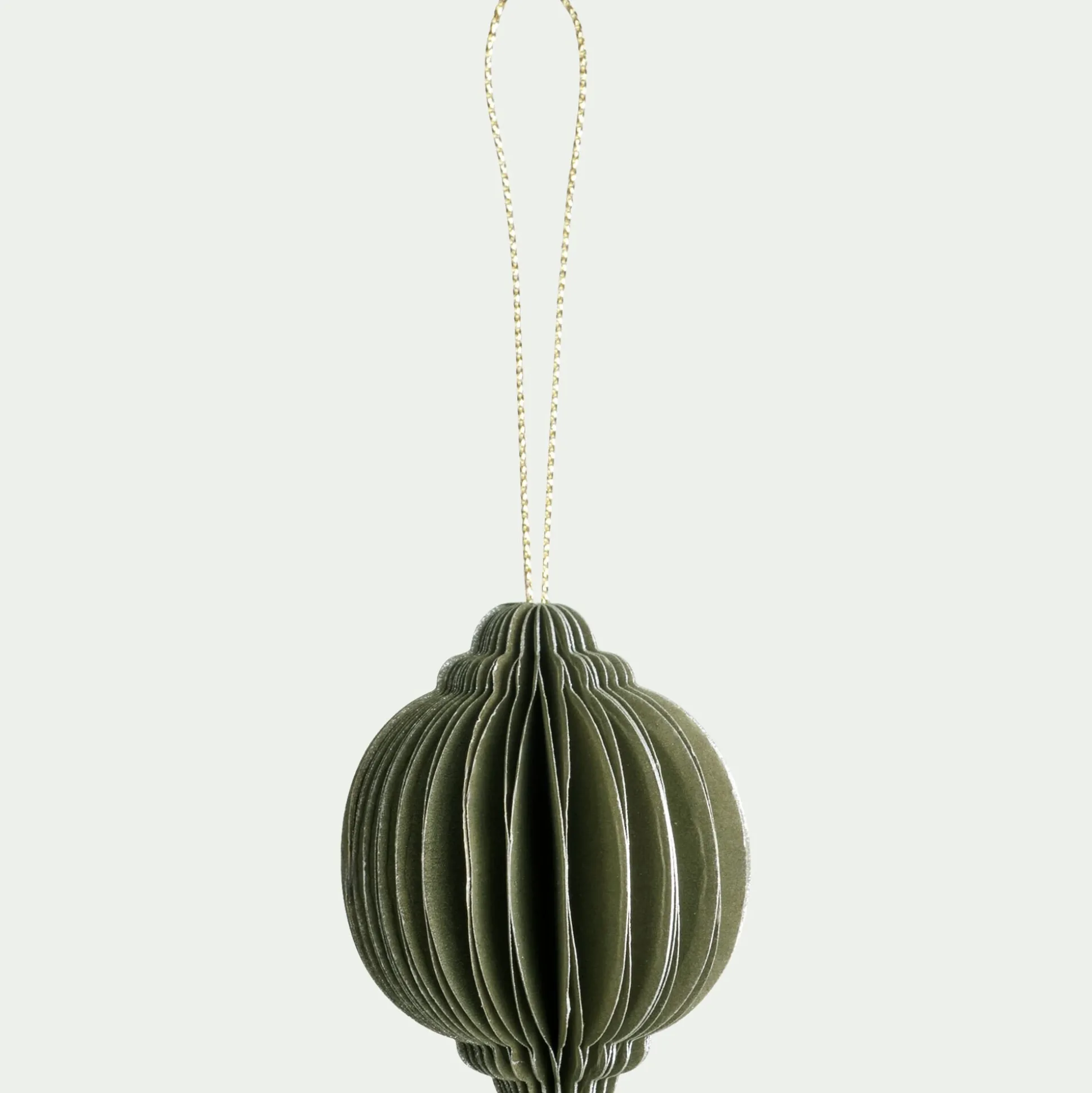 Suspension de Noël en papier H6cm - doré (modèle aléatoire)