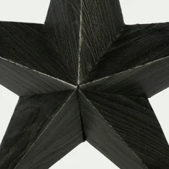 Suspension de Noël étoile en papier H30cm - gris