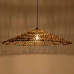 Suspension en fibre de palmier non électrifiée - naturel D88cm