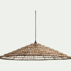 Suspension en fibre de palmier non électrifiée - naturel D88cm