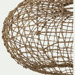 Suspension électrifiée en jute D60xH30cm - naturel