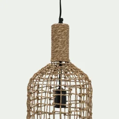 Suspension électrifiée en jute D20xH74cm - naturel