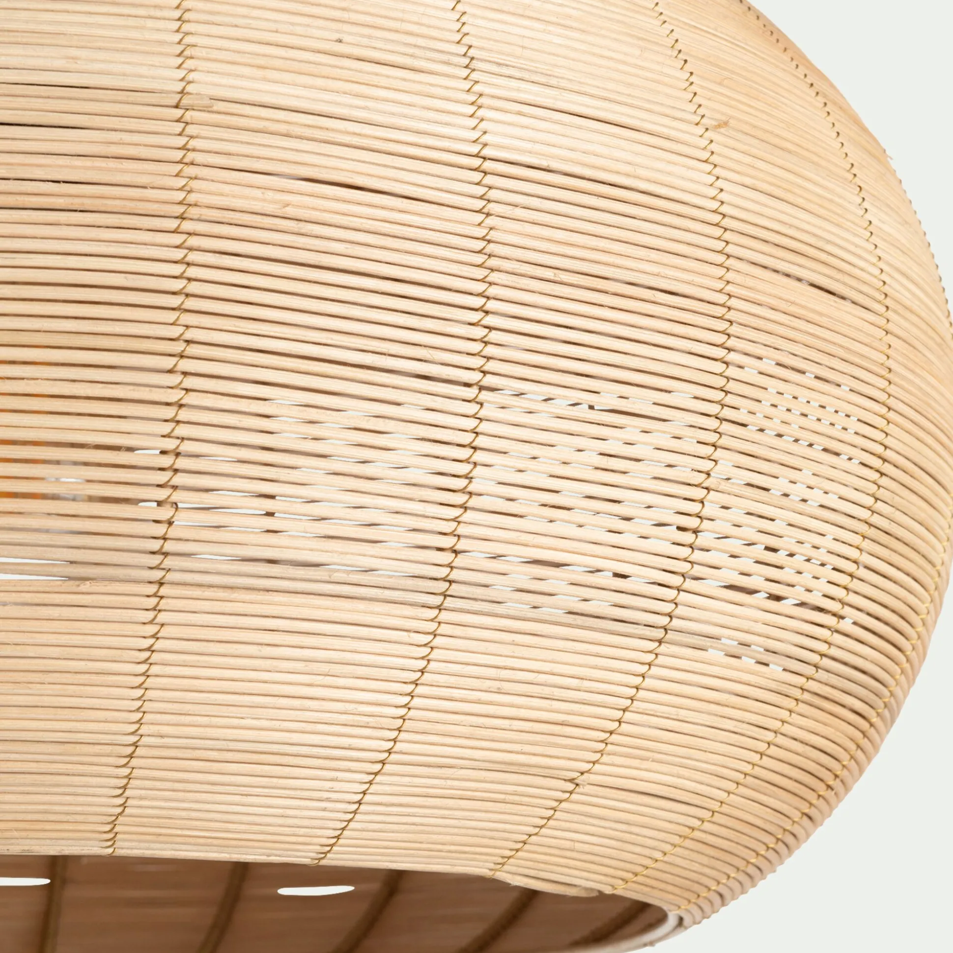 Suspension électrifiée en rotin D51cm - naturel