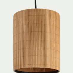 Suspension électrifiée triple en bambou L61cm - naturel