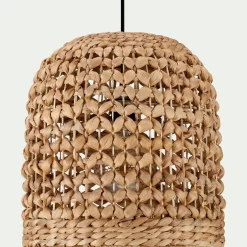 Suspension naturelle non électrifiée en jacinthe d'eau - D30xH35cm