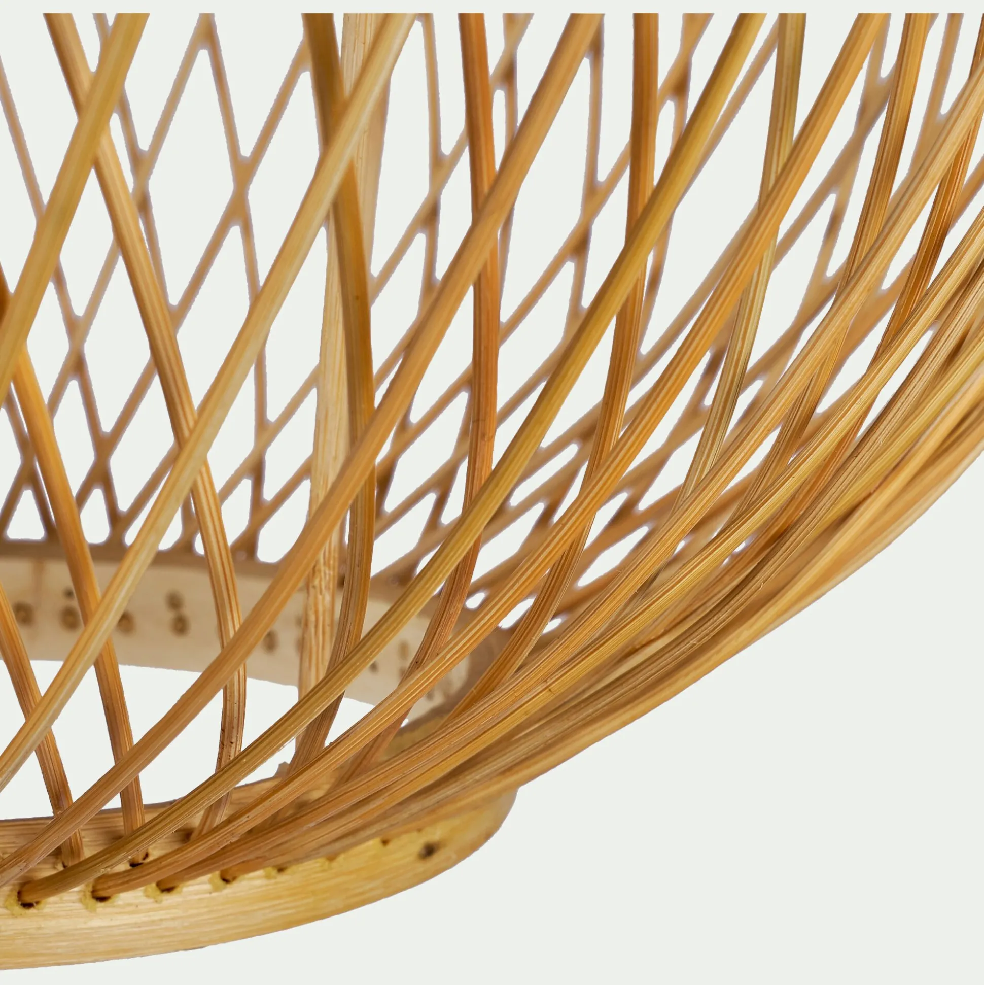 Suspension naturelle non électrifiée en bambou D30cm - naturel