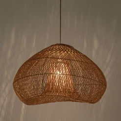 Suspension non électrifiée en rotin D80cm - naturel