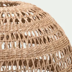 Suspension non électrifiée en jonc de mer D43cm - naturel