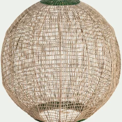 Suspension non électrifiée en jonc de mer D57cm - naturel