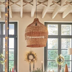 Suspension non électrifiée en rotin D60cm - naturel