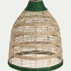 Suspension non électrifiée en jonc de mer D50cm - naturel