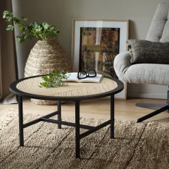 Table basse en bois - noir