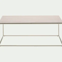 Table basse en travertin L110cm - beige