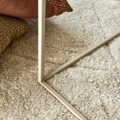 Table basse en travertin L110cm - beige