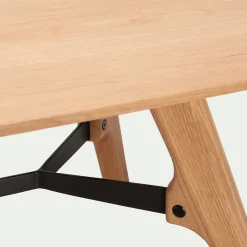 Table basse plaquée chêne