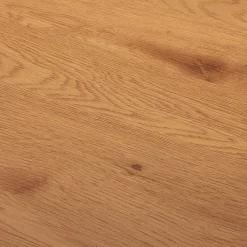 Table basse ronde en bois et acier - bois clair